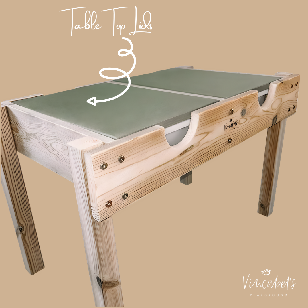 Sage Green Table Top Lids