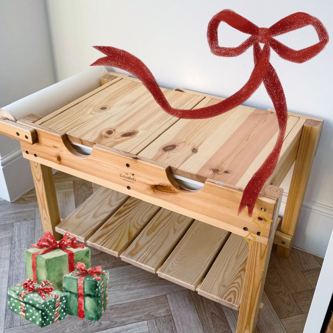 🎄 CHRISTMAS SPECIAL OFFER 🎄 Double Sensory Table Bundle | Free Paper Roll Holder (£18.50 Value)