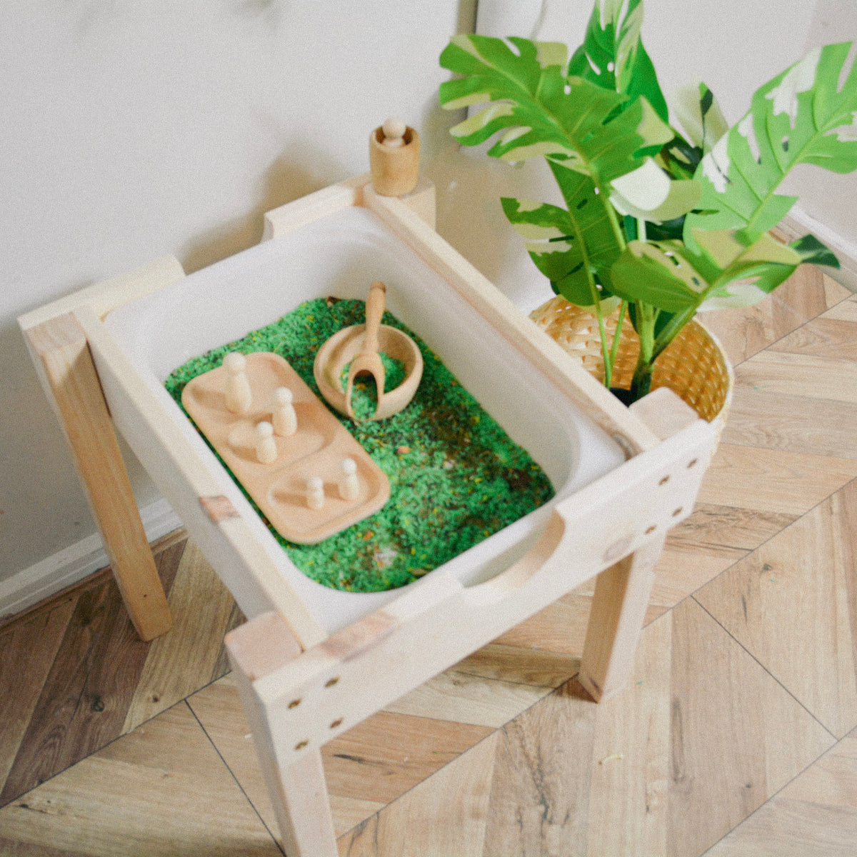 Sandbox Writing Sensory Bins 1 Set Wooden Sandbox Writing Practice Toys Kids Toys ...